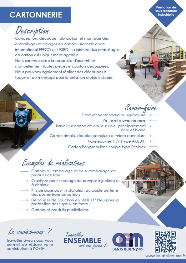 Blanchisserie - Prestation de service - Aeim
