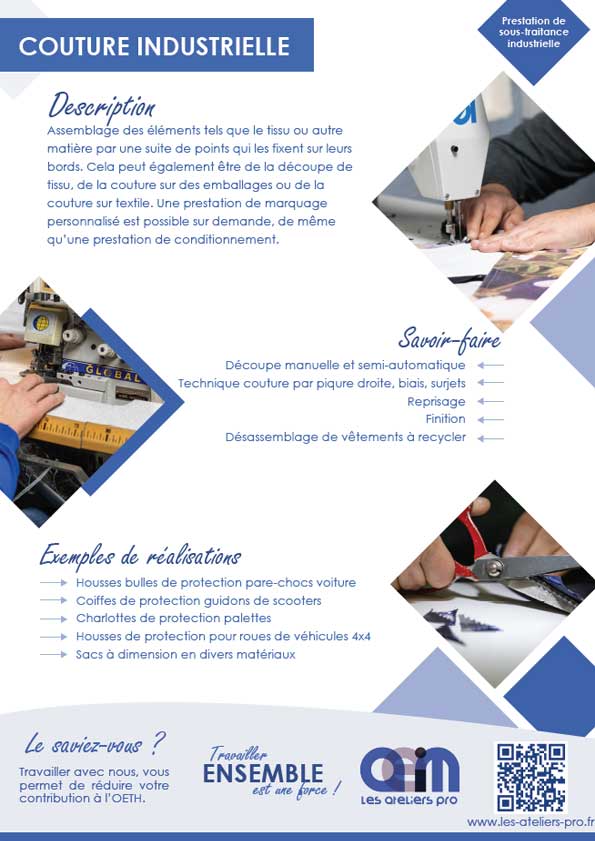 Blanchisserie - Prestation de service - Aeim